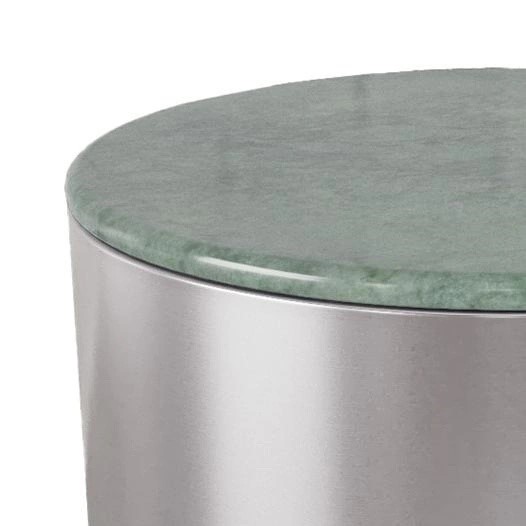 Stolik CANGAS fi45 Marmur/Zielony