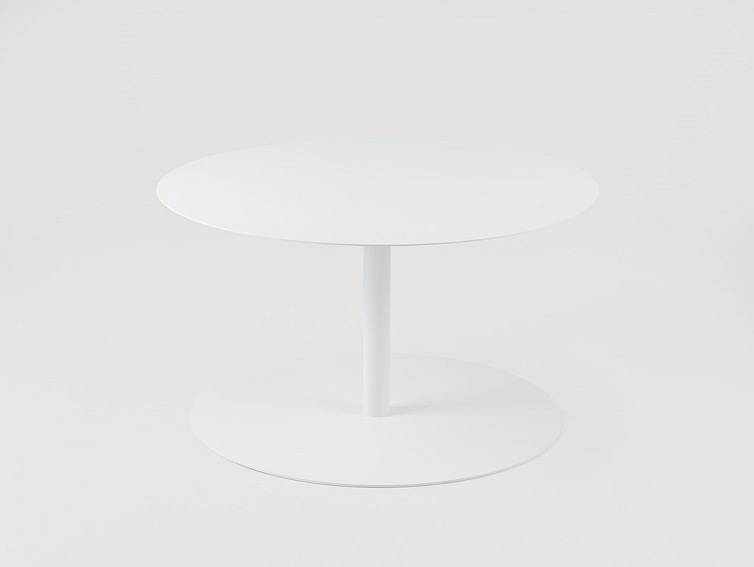 Stolik Kawowy OSCAR METAL 80 Biały