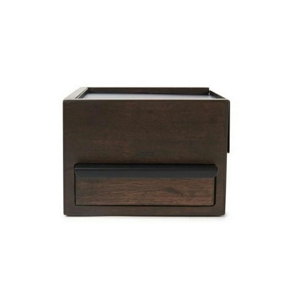 UMBRA pojemnik na biżuterię STOWIT MINI -czarny,orzech