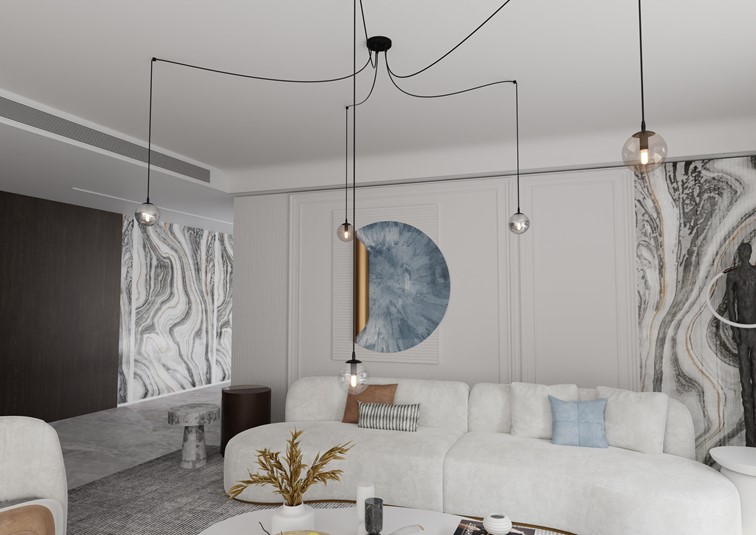 Lampa Wisząca GIGI 5 MIX Czarny