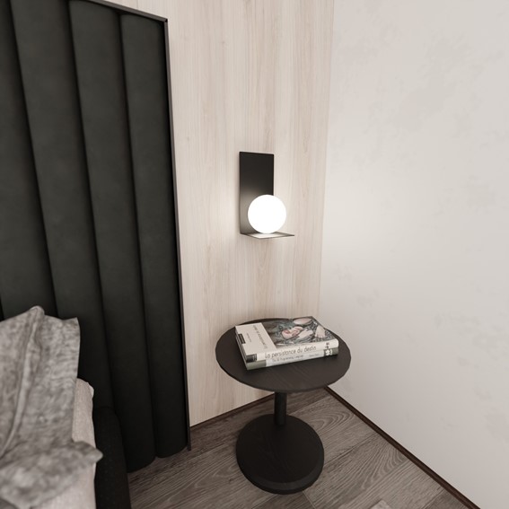 Kinkiet FORM 5 Czarny