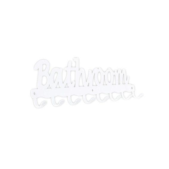 Wieszak Ścienny Bathroom 4x40x12 Biały