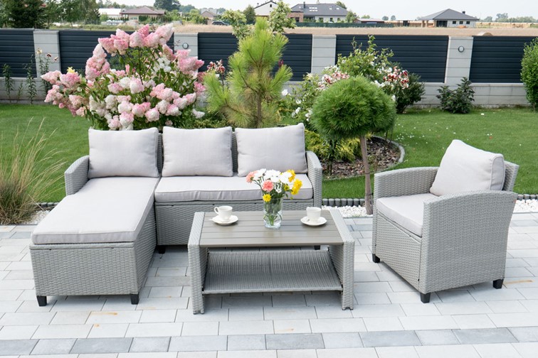 Zestaw Ogrodowy SZTOKHOLM RELAX Szary