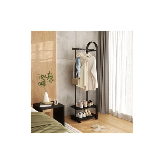 Wieszak na Ubrania BELLWOOD Czarny