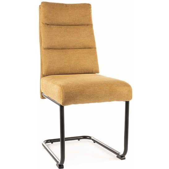 Krzesło BERRY Brego Czarny/Curry 68