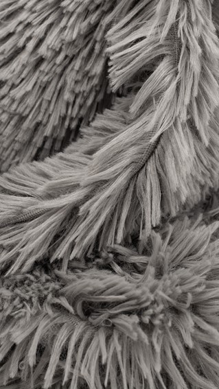 Tkanina FLUFFY 09 Szary (1 mb)