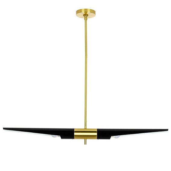 Lampa Wisząca Apollo 1 8x120x178 Czarny/Złoty