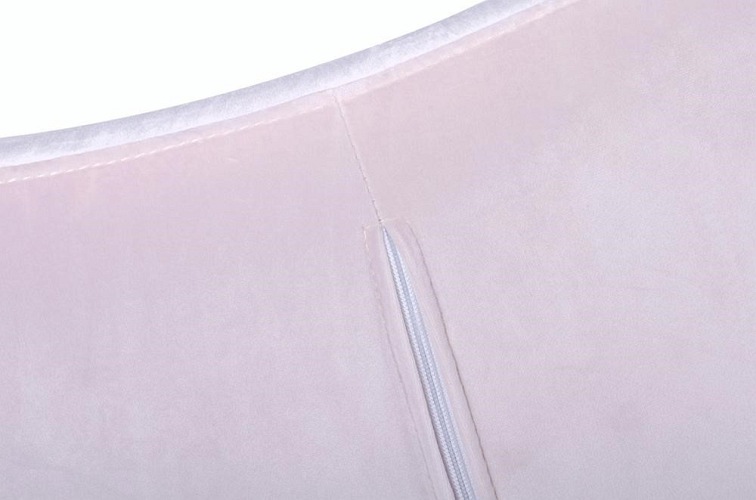 Fotel EGG Szeroki Velvet Jasny Różowy