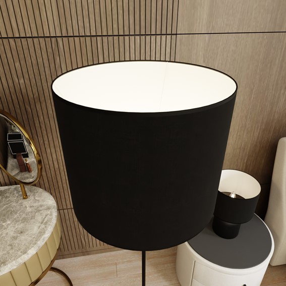 Lampa Podłogowa ASPEN LP1 Czarny/Biały