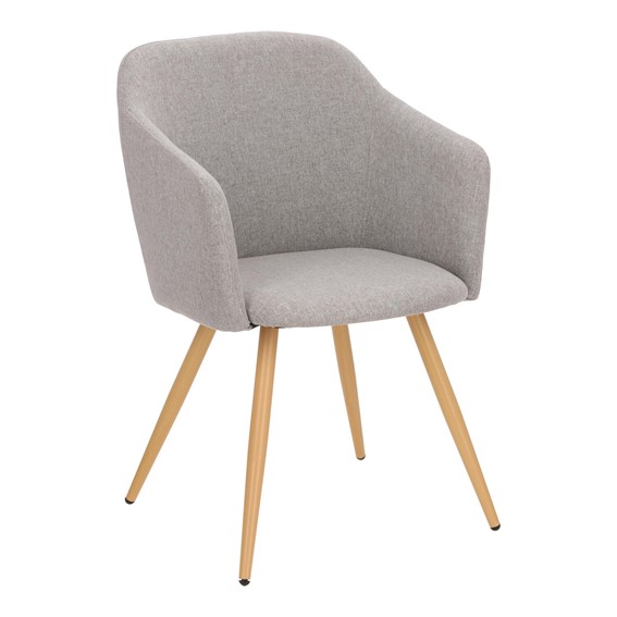 Krzesło MOLTO Szary/Naturalny