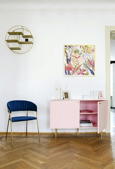 Krzesło MARGO Ciemny Niebieski