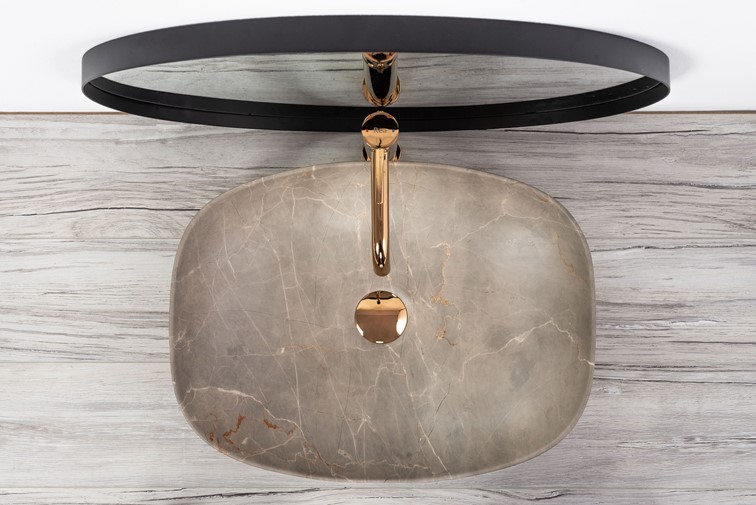 Umywalka Nablatowa FREJA Beżowy