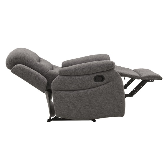 Fotel Rozkładany NERON Szary Tap. 158