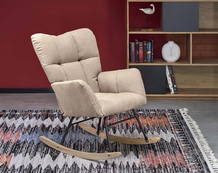 Fotel Bujany VASCO Beżowy