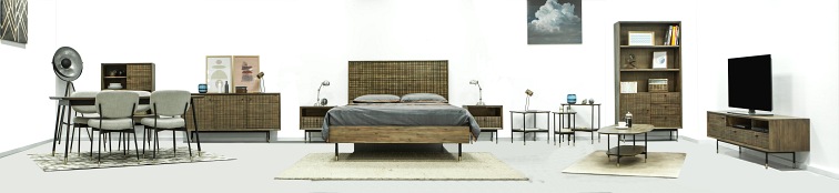 Komoda RTV MAZE L01-200 45x200x55 Czarny/Brązowy