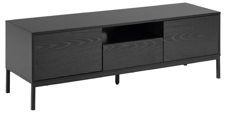 Szafka RTV Seaford 40x140x45 Czarny