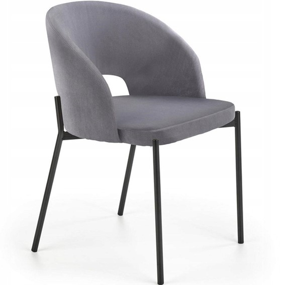 Krzesło K455 Czarny/Popielaty