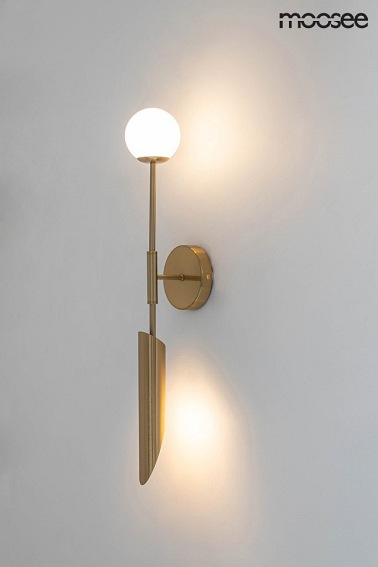 Lampa Ścienna LUCCA Złoty