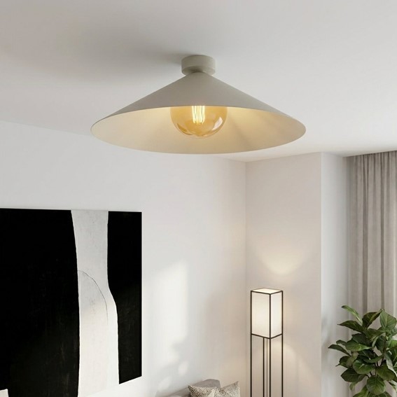 Lampa Sufitowa MONO 1L Beżowy/Miodowy