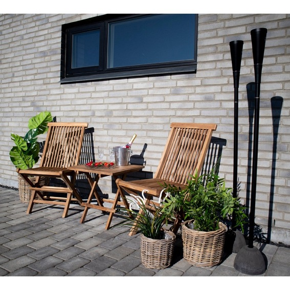 Krzesło Ogrodowe TOLEDO Drewno Tekowe