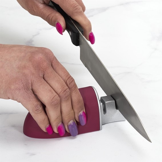 Ostrzałka Do Noży Bordowy