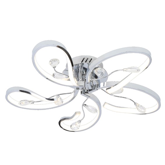 Lampa Sufitowa NATALIE 5 Chromowany