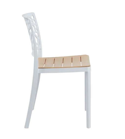 Krzesło K34-FX Naturalny/Biały