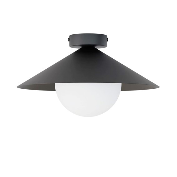 Lampa Sufitowa MONO 1S Czarny/Opal