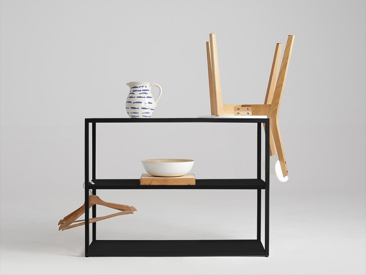 Regał Hyller Metal 100x35x75 Czarny