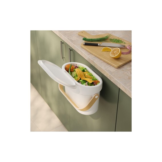 Kosz na Śmieci BELLWOOD Biały