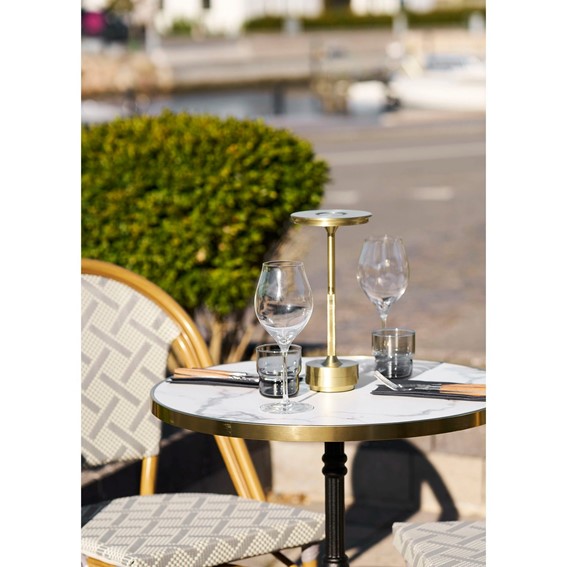 Stół Bistro HOUSE NORDIC fi60 Biały Marmur