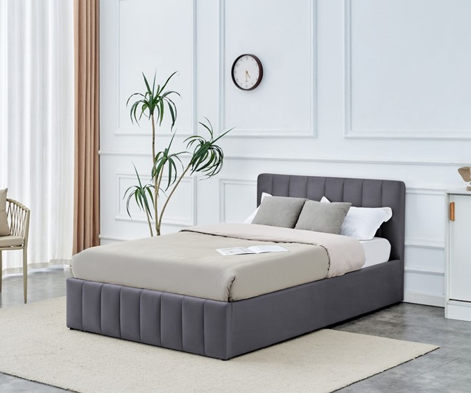 Łóżko Tapicerowane LT3-FX 120x200 Szary