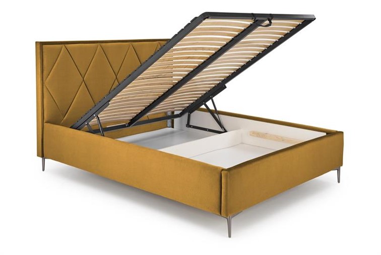Wezgłowie W4 do Łóżka MODULO 160 Musztardowy