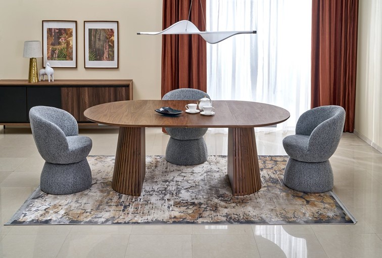 Stół Rozkładany FARGO (120-210)x120 Orzechowy