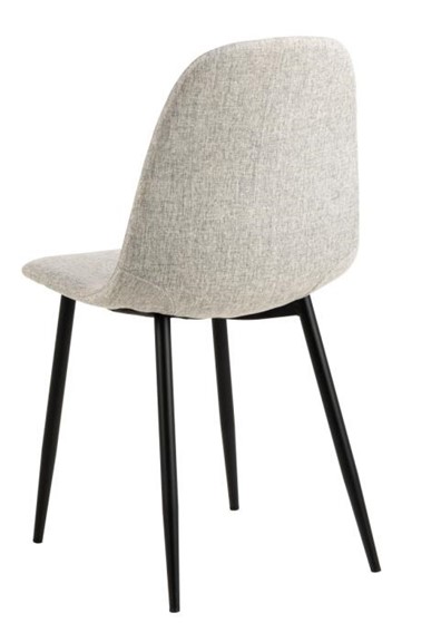 Krzesło CELIA Szary Jasny/ Czarny