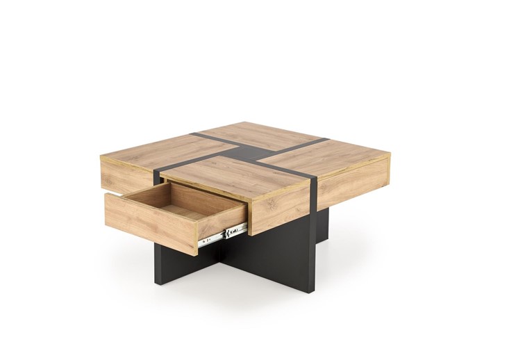 Ława SEVILLA S Dąb Craft/Czarny