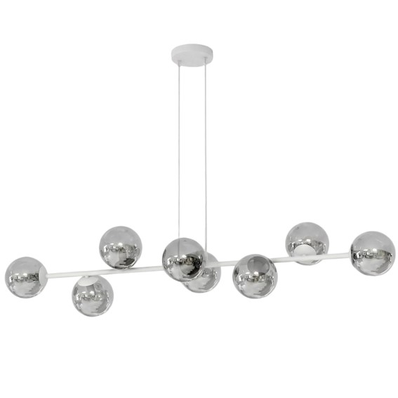 Lampa Wisząca MAGNUS 8 Szary/Grafitowy