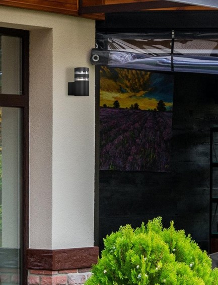 Kinkiet Zewnętrzny SOLIN K-8205 Czarny