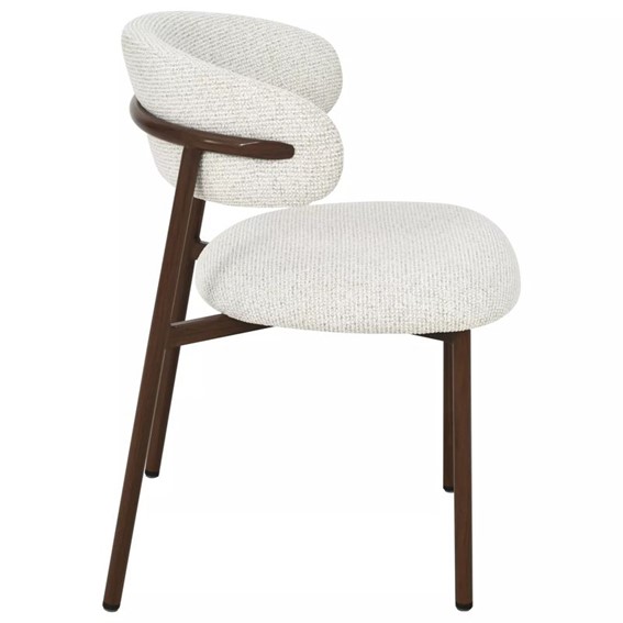 Krzesło ELTON II Jasny Beż/Orzech