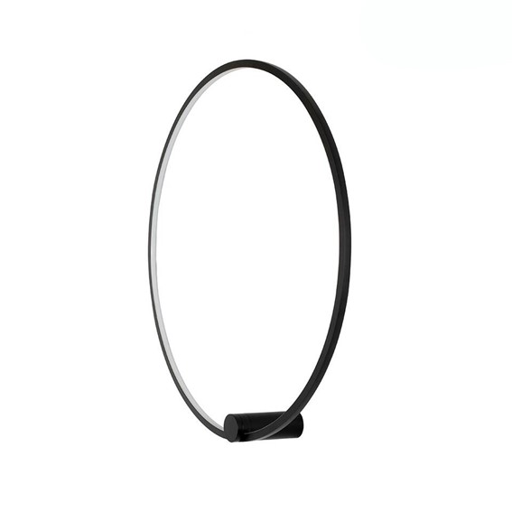 Lampa Ścienna HOOP 80 Czarny