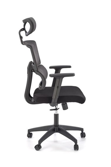 Fotel Gabinetowy PABLO Czarny/Popielaty