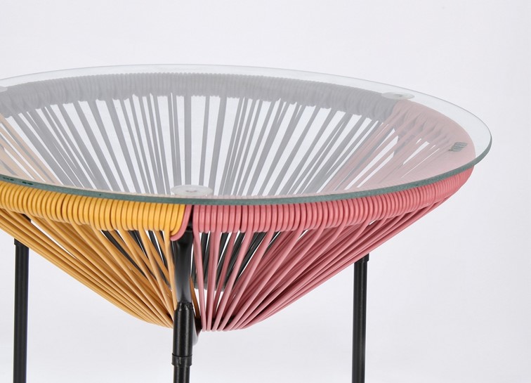 Stolik Ogrodowy PARKER Fi50cm Wielokolorowy