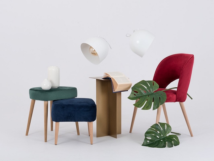 Stolik Oli Metal 30x30x60 Złoty