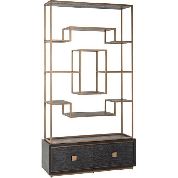 Szafa Ścienna HUNTER Naturalny/Złoty