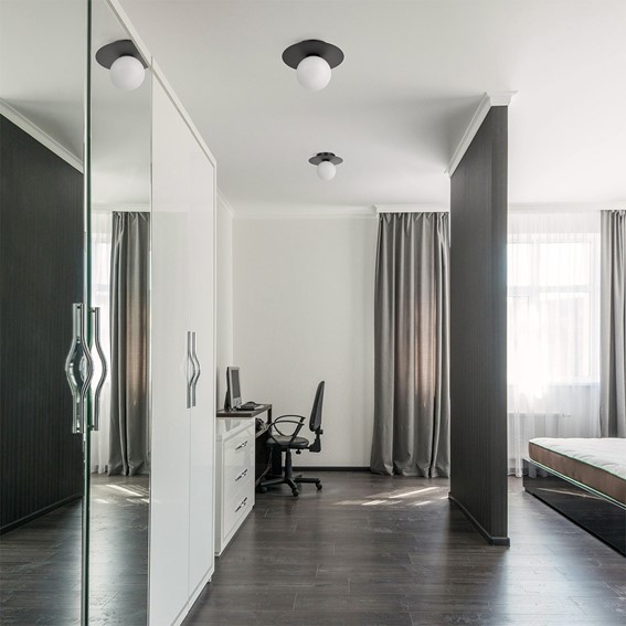 Lampa Sufitowa ROBIN K-5437 Biały/Czarny