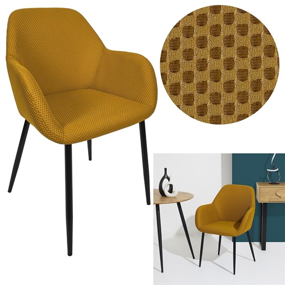 Krzesło LAVIA Żółty