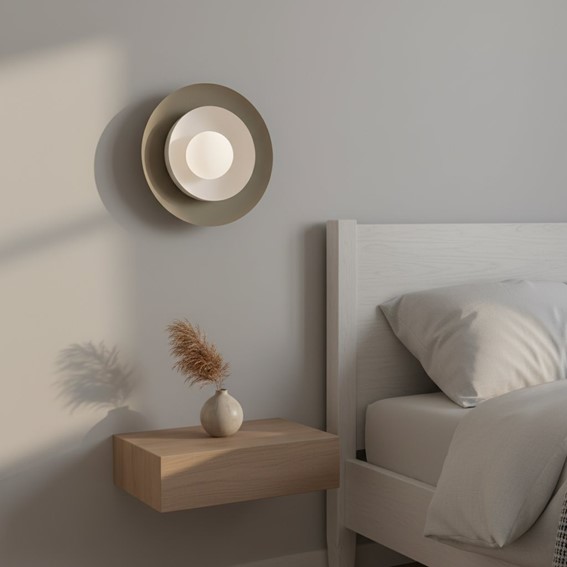 Kinkiet POPPI K1 Beżowy/Biały