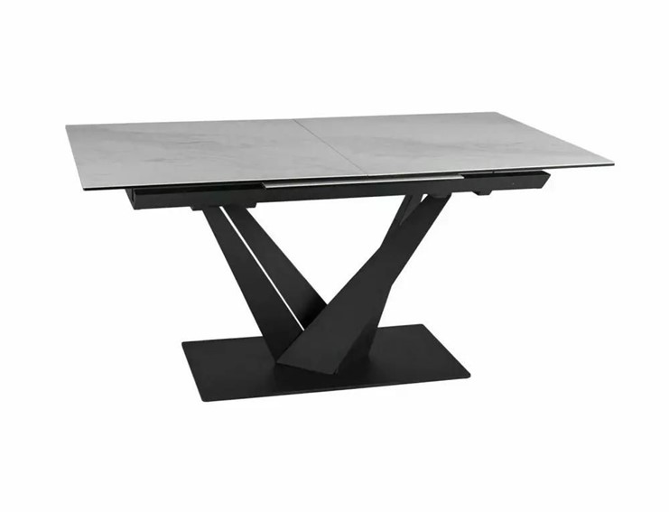 Stół SORENTO Ceramic Nature Cloud (160-220)x90 Czarny/Biały