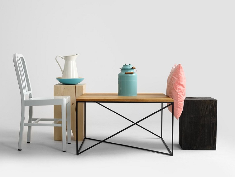 Stół kawowy MEMO SOLID WOOD 80