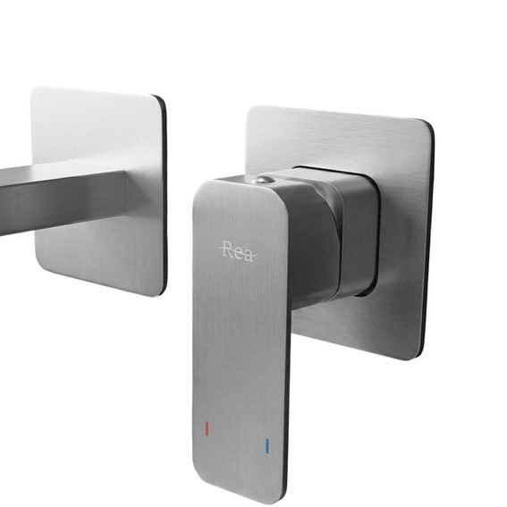 Bateria Umywalkowa Podtynkowa ARLO Nikiel Szczotkowana